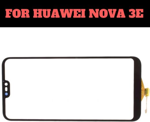 Brand New Touch Screen PDA Digitizer Front Glass For Huawei Nova 3e - Black