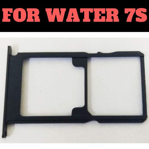 Brand New Dual Sim Card Slot Tray Holder Outer Jack for Lyf Water 7S -Black