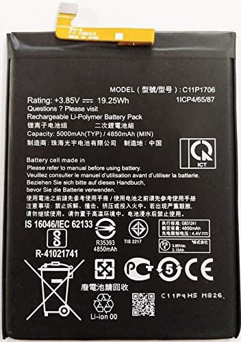 5000mAh Battery For Asus Zenfone Max Pro M1  X00TD ZB601KL ZB602KL C11P1706 