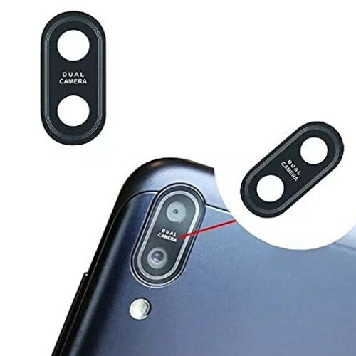 Brand New Rear Back Camera Glass Lens With Sticker / Adhesive For Asus Zenfone Max Pro M1 - Black